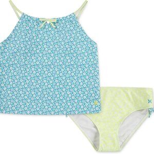 Hurley Girls' 2 Piece Tankini Swim Set 16 NWT